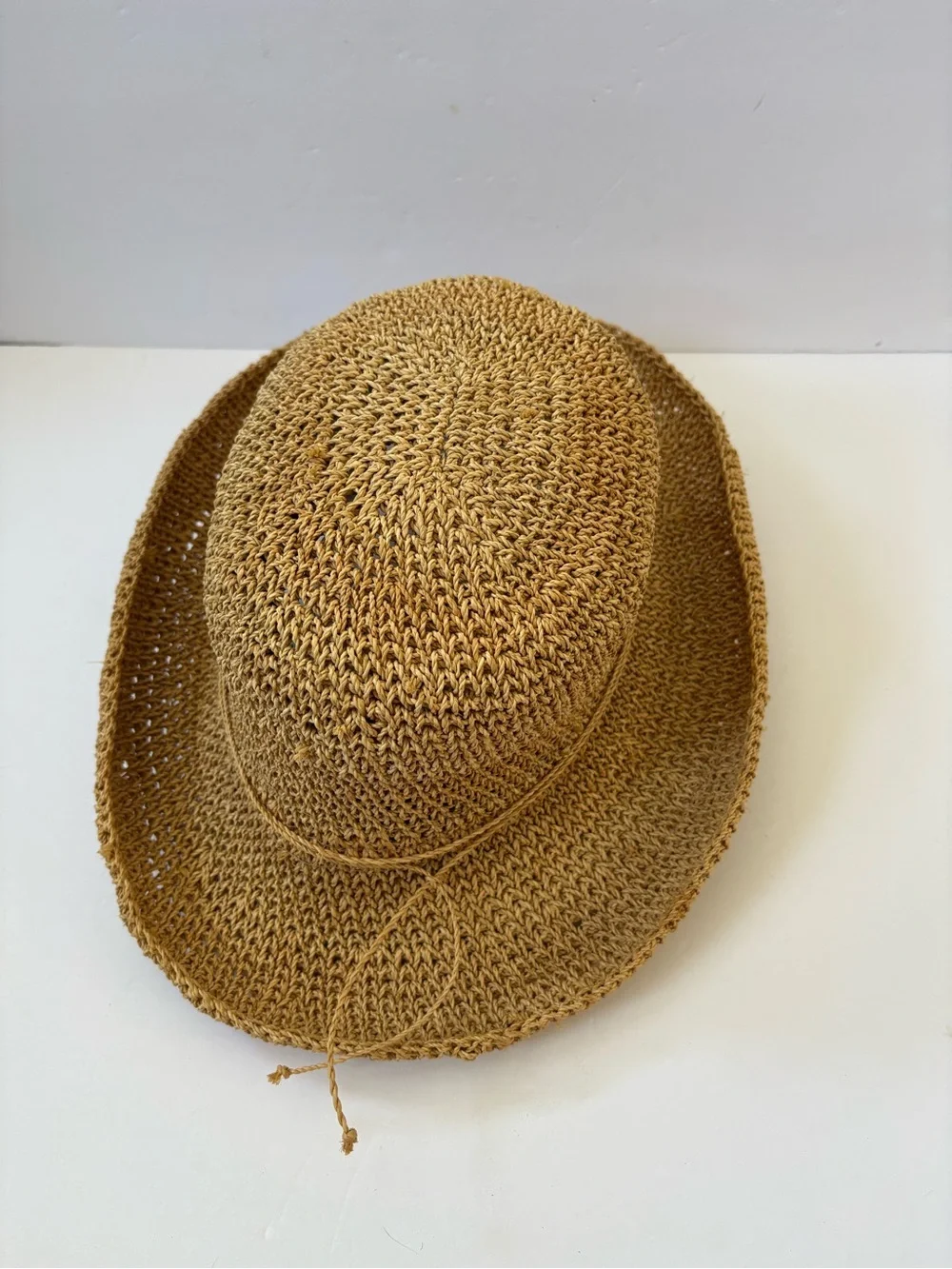 Scala Nature Fibre Woven Sun Hat Dimensional Brim Resort Cruise Coastal Garden - Picture 2 of 5